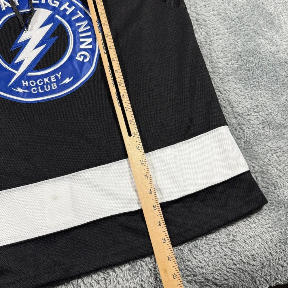 Y2K Adidas Hockey Jersey Mens 52 Black Tampa Bay Lightning Suter 20 NHL Jersey